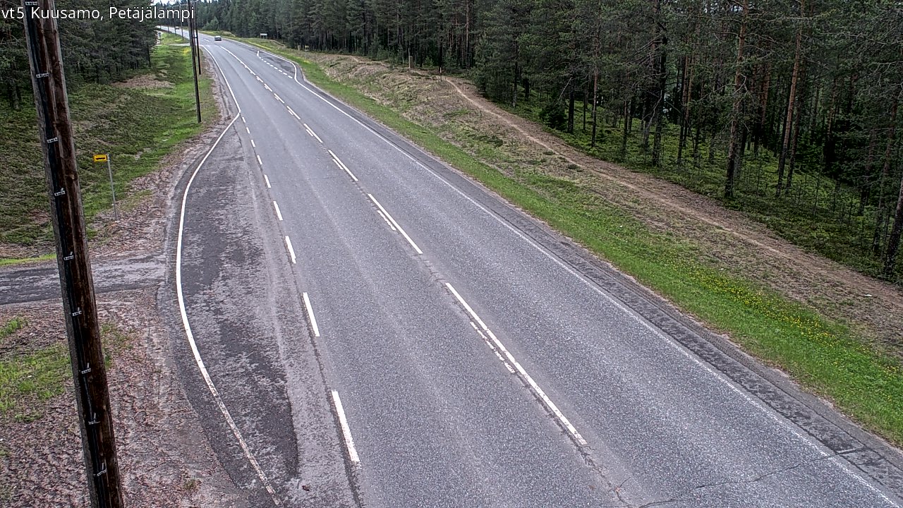 Kelikamerat Kuva Tie 5 Kuusamo, Petäjälampi, Kuusamo, Pohjois-Pohjanmaa
