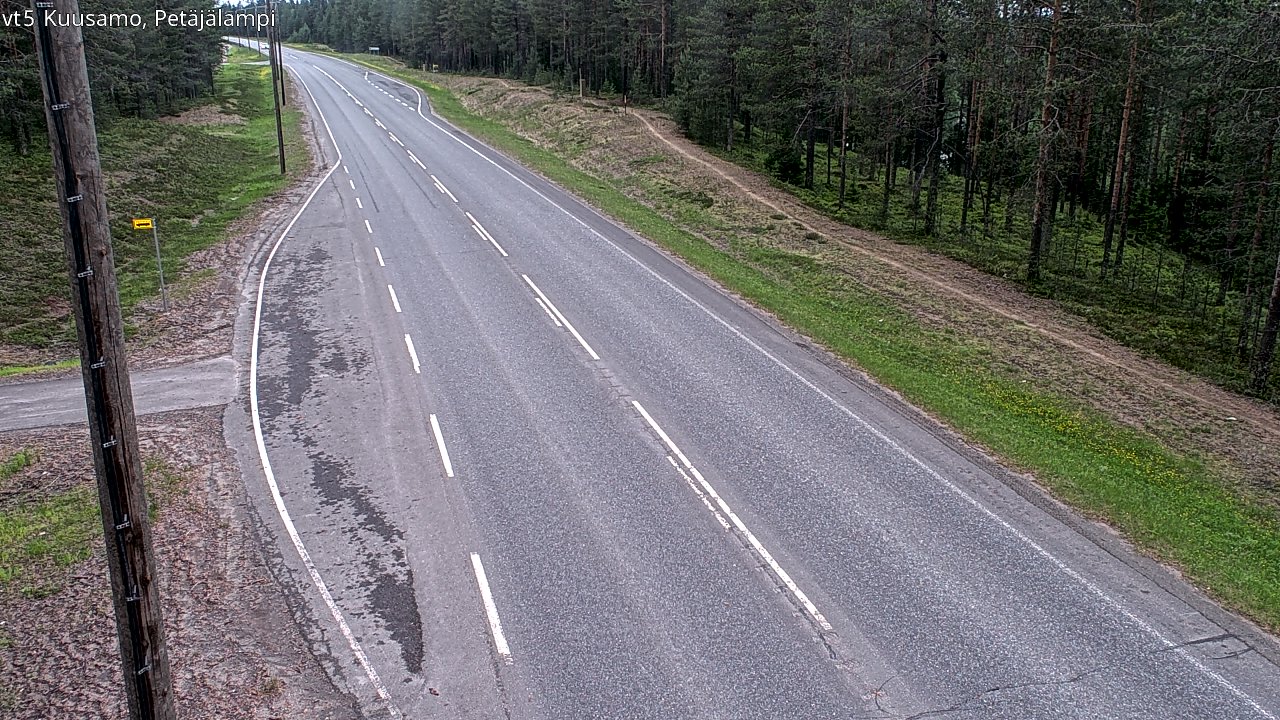 Kelikamerat Kuva Tie 5 Kuusamo, Petäjälampi, Kuusamo, Pohjois-Pohjanmaa