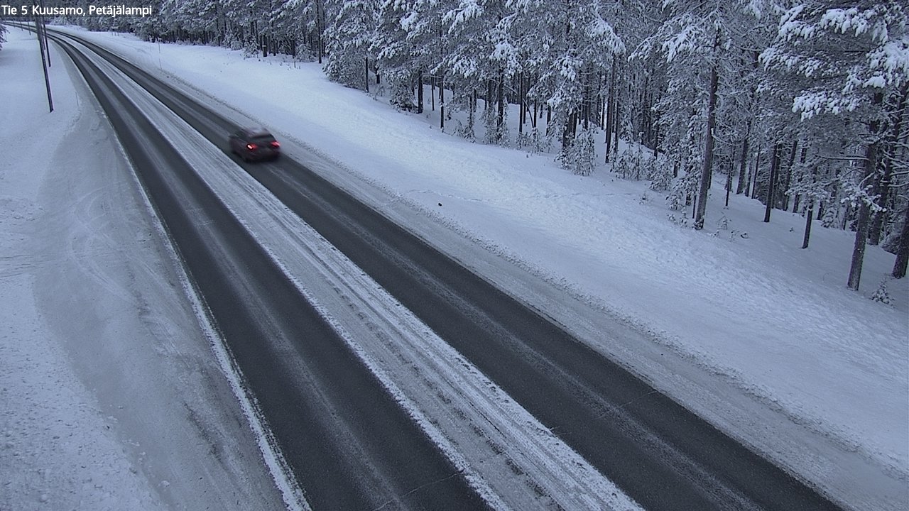 Kelikamerat Kuva Tie 5 Kuusamo, Petäjälampi, Kuusamo, Pohjois-Pohjanmaa
