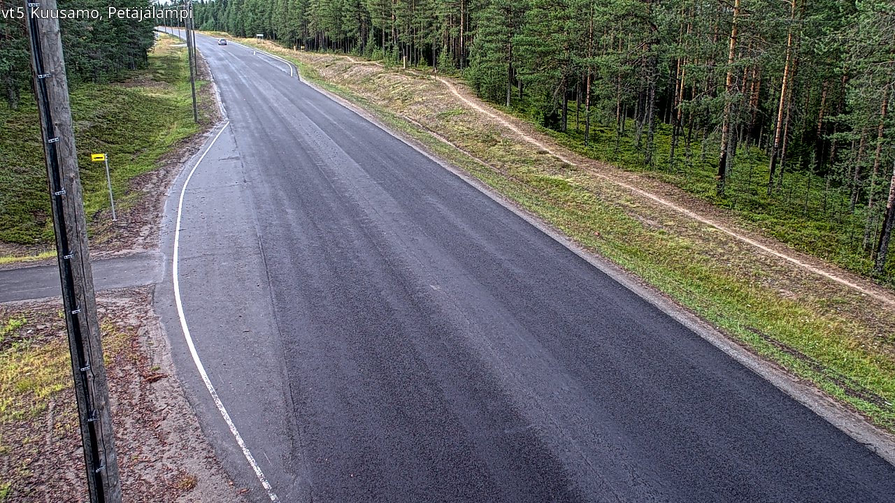 Kelikamerat Kuva Tie 5 Kuusamo, Petäjälampi, Kuusamo, Pohjois-Pohjanmaa