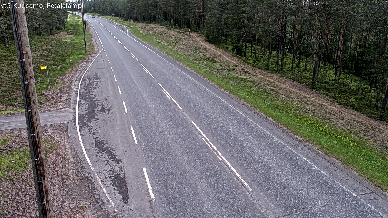 Kelikamerat Kuva Tie 5 Kuusamo, Petäjälampi, Kuusamo, Pohjois-Pohjanmaa