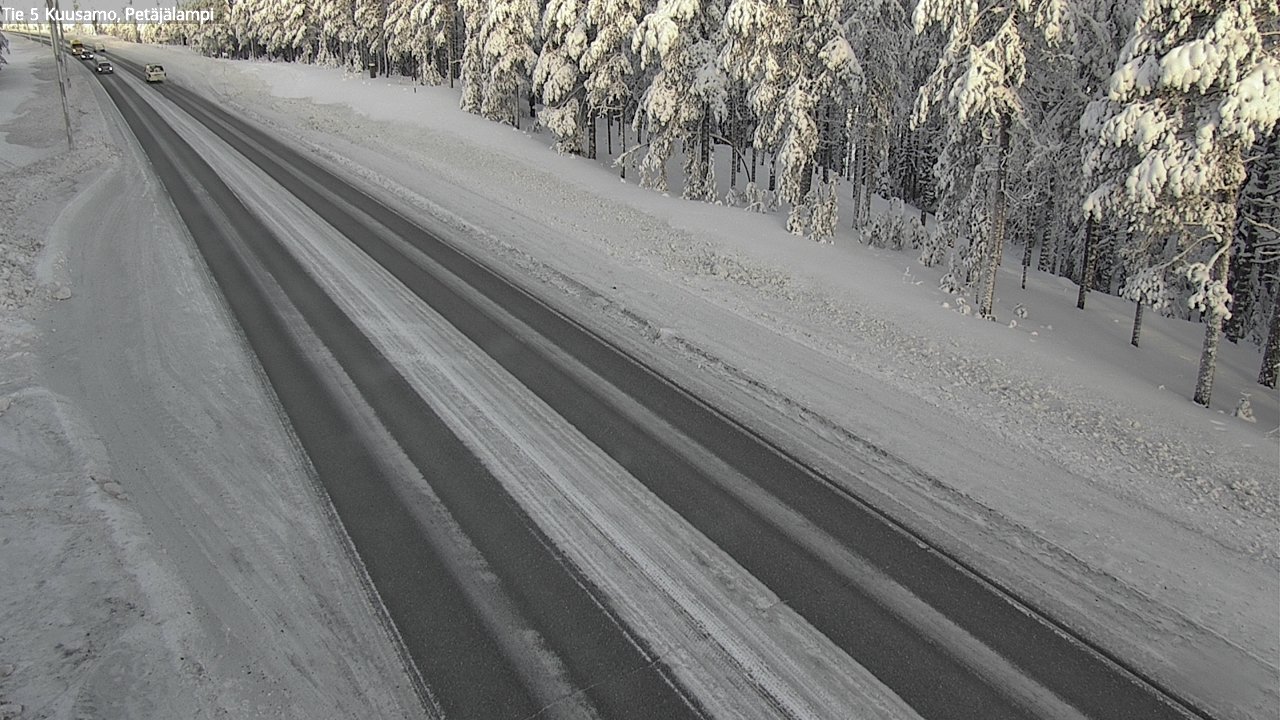 Kelikamerat Kuva Tie 5 Kuusamo, Petäjälampi, Kuusamo, Pohjois-Pohjanmaa
