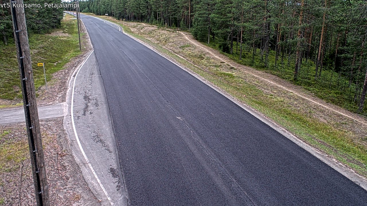 Kelikamerat Kuva Tie 5 Kuusamo, Petäjälampi, Kuusamo, Pohjois-Pohjanmaa