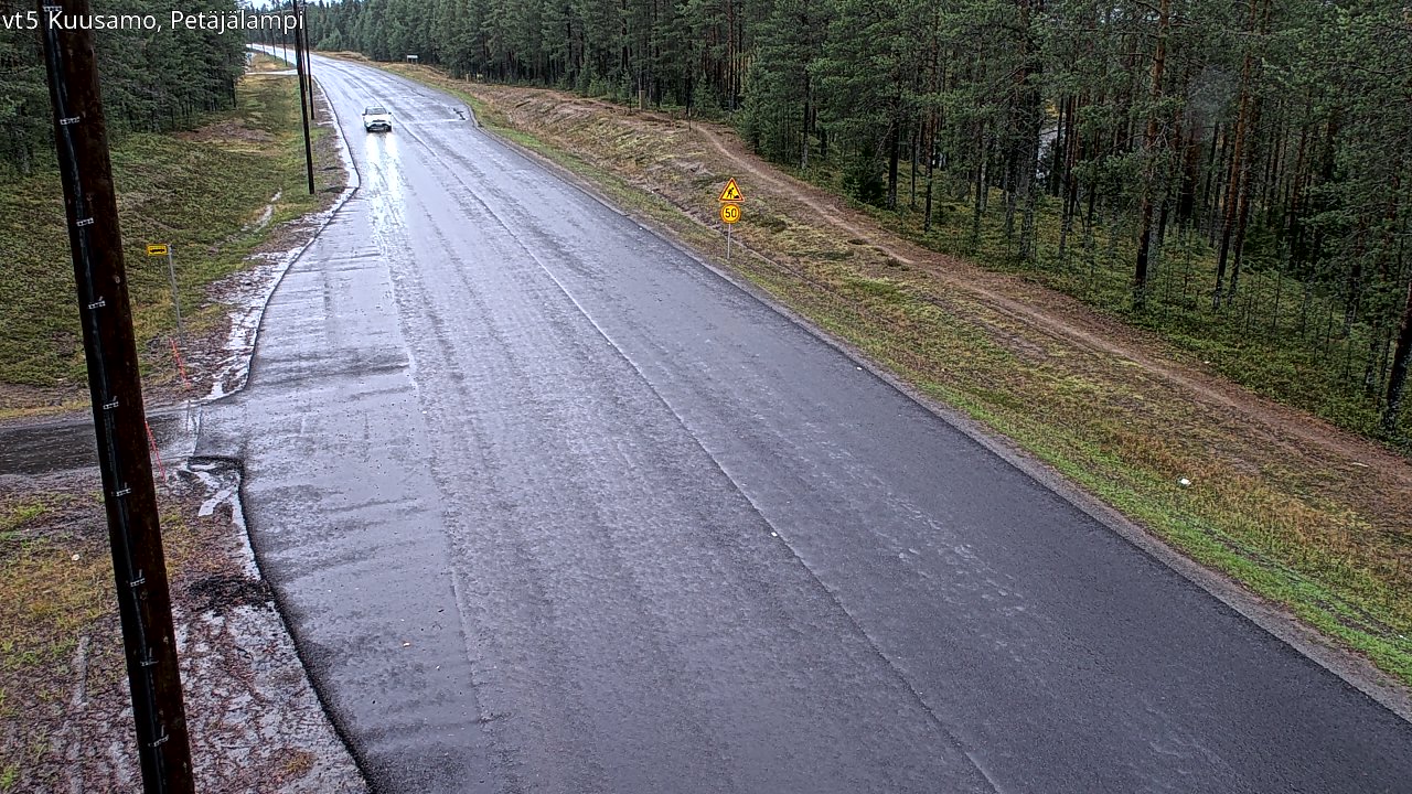 Kelikamerat Kuva Tie 5 Kuusamo, Petäjälampi, Kuusamo, Pohjois-Pohjanmaa