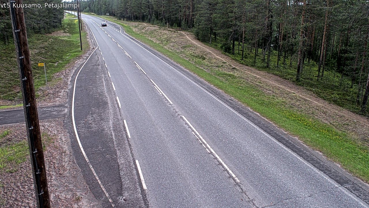 Kelikamerat Kuva Tie 5 Kuusamo, Petäjälampi, Kuusamo, Pohjois-Pohjanmaa