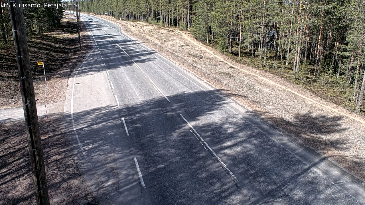 Kelikamerat Kuva Tie 5 Kuusamo, Petäjälampi, Kuusamo, Pohjois-Pohjanmaa