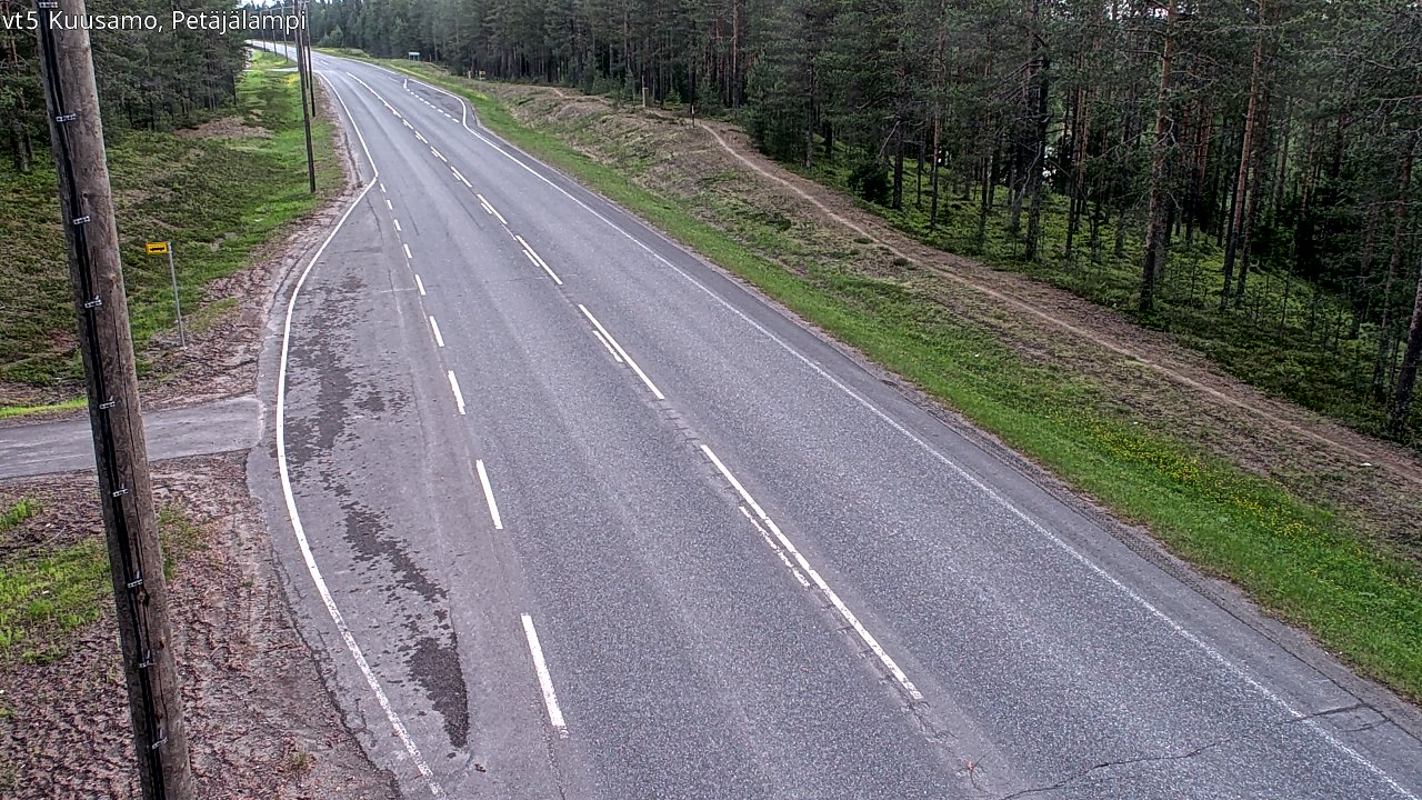Kelikamerat Kuva Tie 5 Kuusamo, Petäjälampi, Kuusamo, Pohjois-Pohjanmaa