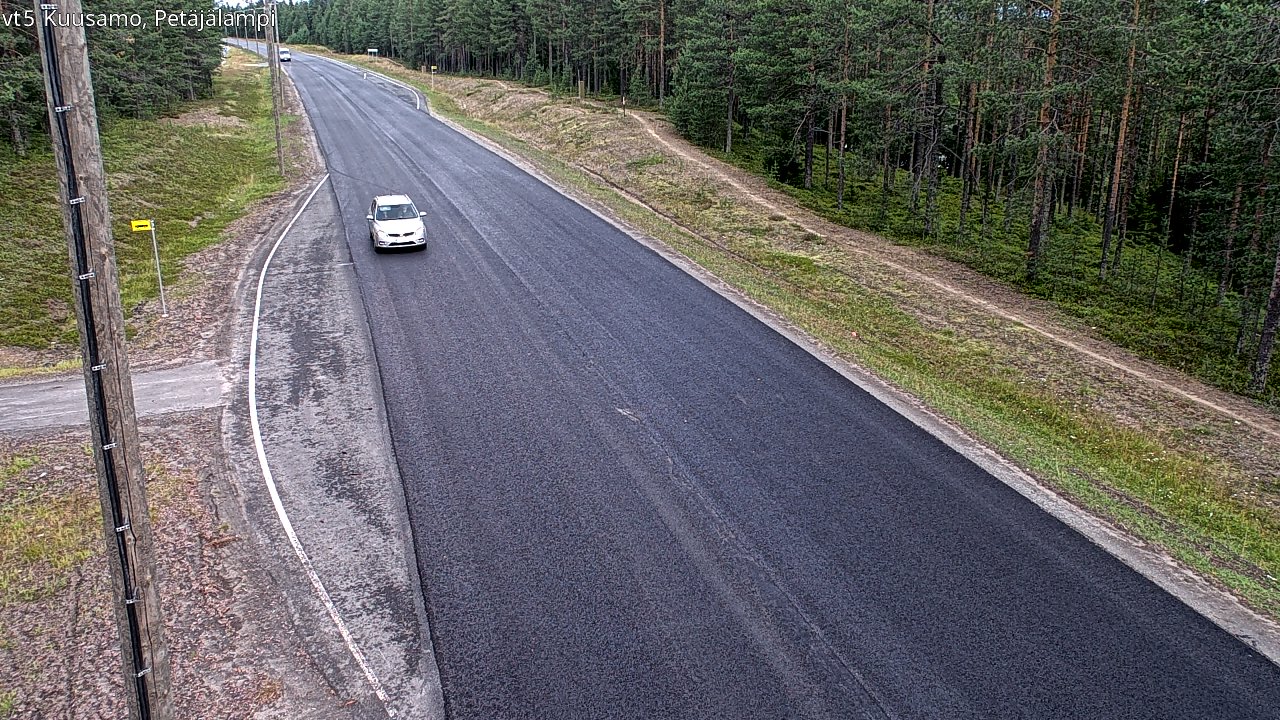 Kelikamerat Kuva Tie 5 Kuusamo, Petäjälampi, Kuusamo, Pohjois-Pohjanmaa