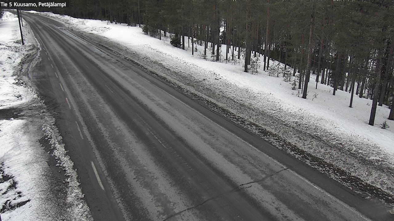 Kelikamerat Kuva Tie 5 Kuusamo, Petäjälampi, Kuusamo, Pohjois-Pohjanmaa