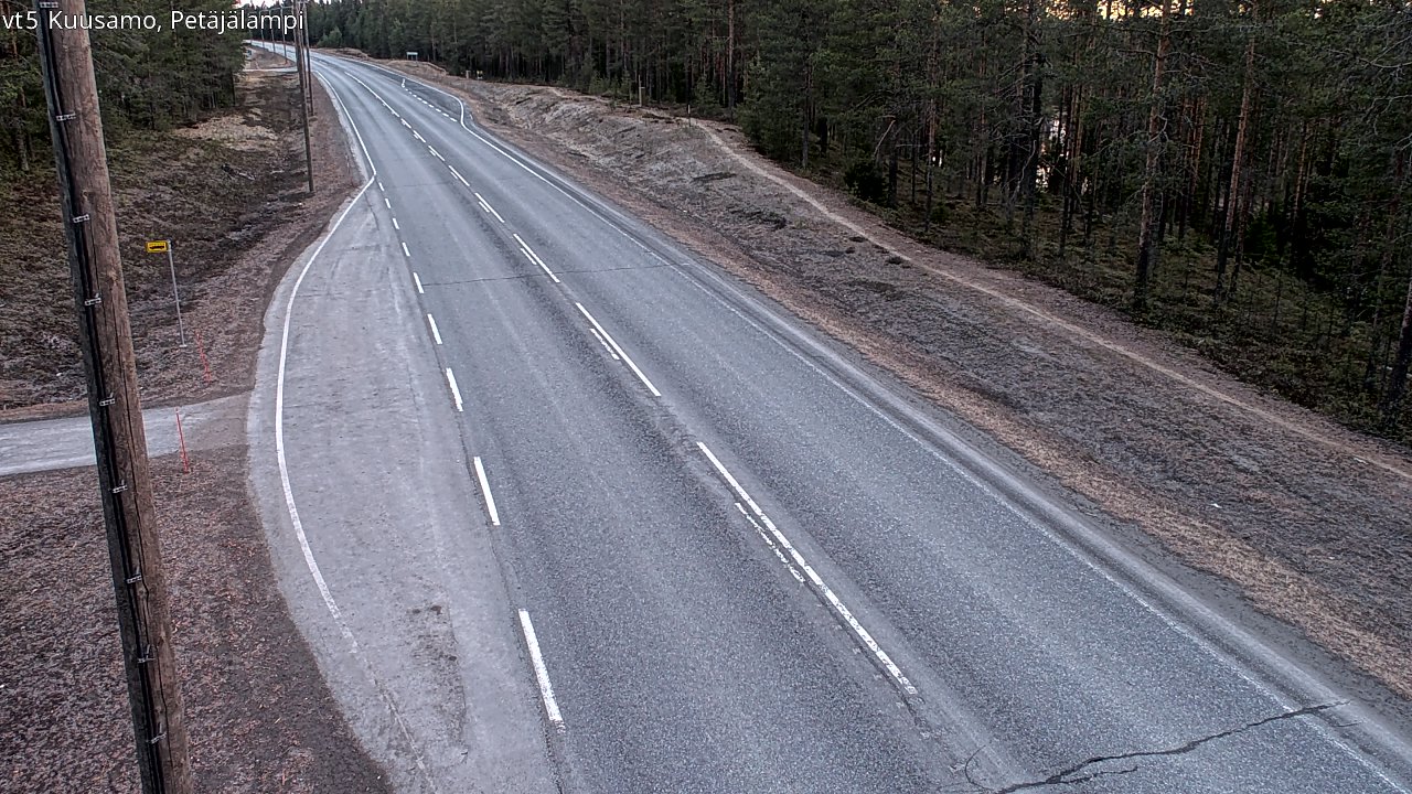 Kelikamerat Kuva Tie 5 Kuusamo, Petäjälampi, Kuusamo, Pohjois-Pohjanmaa