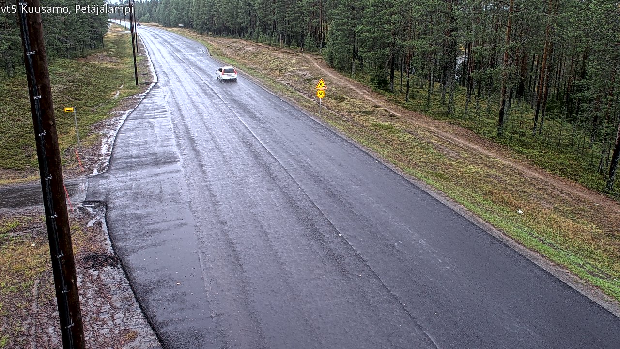 Weather Camera Image Road 5 Kuusamo, Petäjälampi, Kuusamo, Pohjois-Pohjanmaa