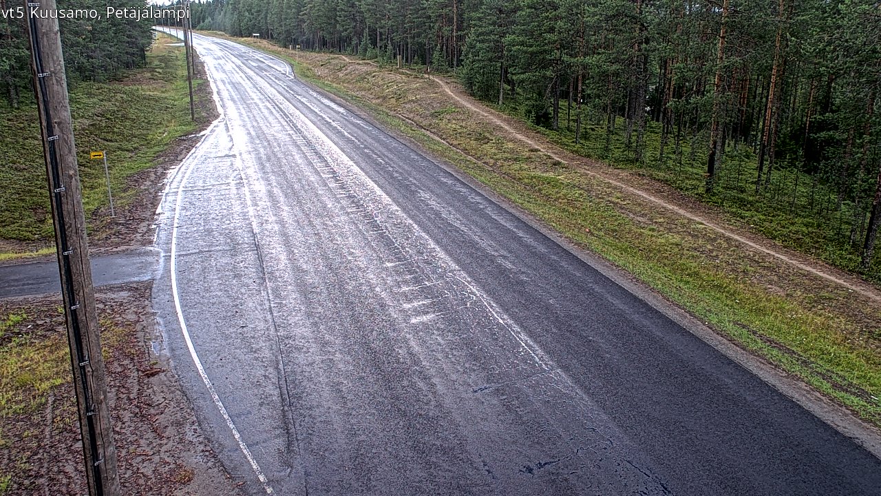 Kelikamerat Kuva Tie 5 Kuusamo, Petäjälampi, Kuusamo, Pohjois-Pohjanmaa