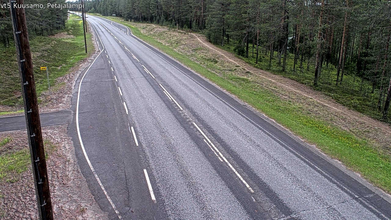 Kelikamerat Kuva Tie 5 Kuusamo, Petäjälampi, Kuusamo, Pohjois-Pohjanmaa