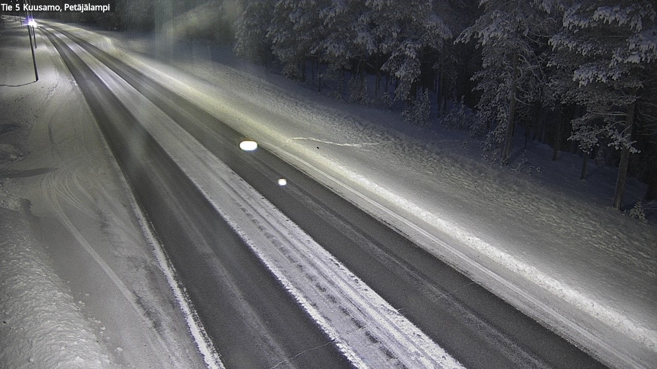 Kelikamerat Kuva Tie 5 Kuusamo, Petäjälampi, Kuusamo, Pohjois-Pohjanmaa