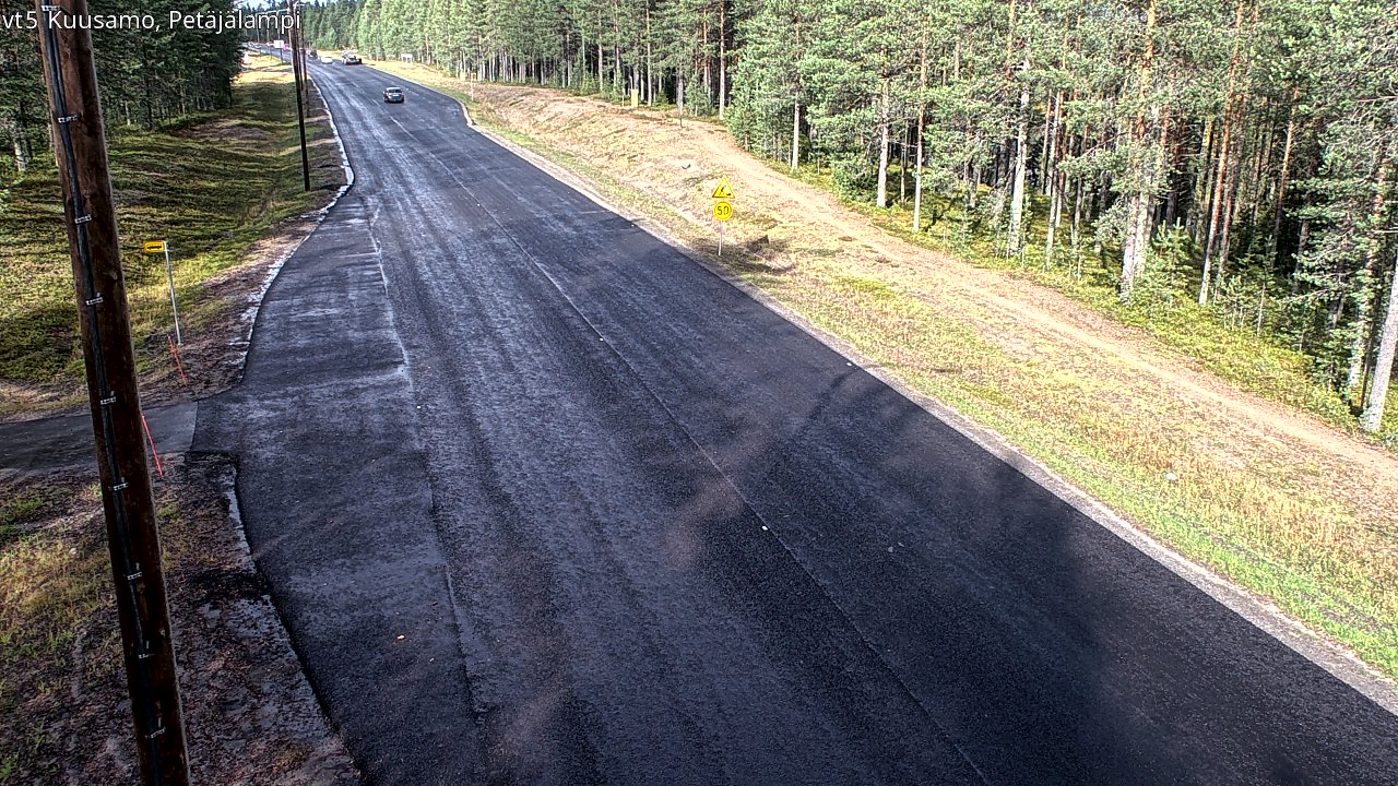 Kelikamerat Kuva Tie 5 Kuusamo, Petäjälampi, Kuusamo, Pohjois-Pohjanmaa