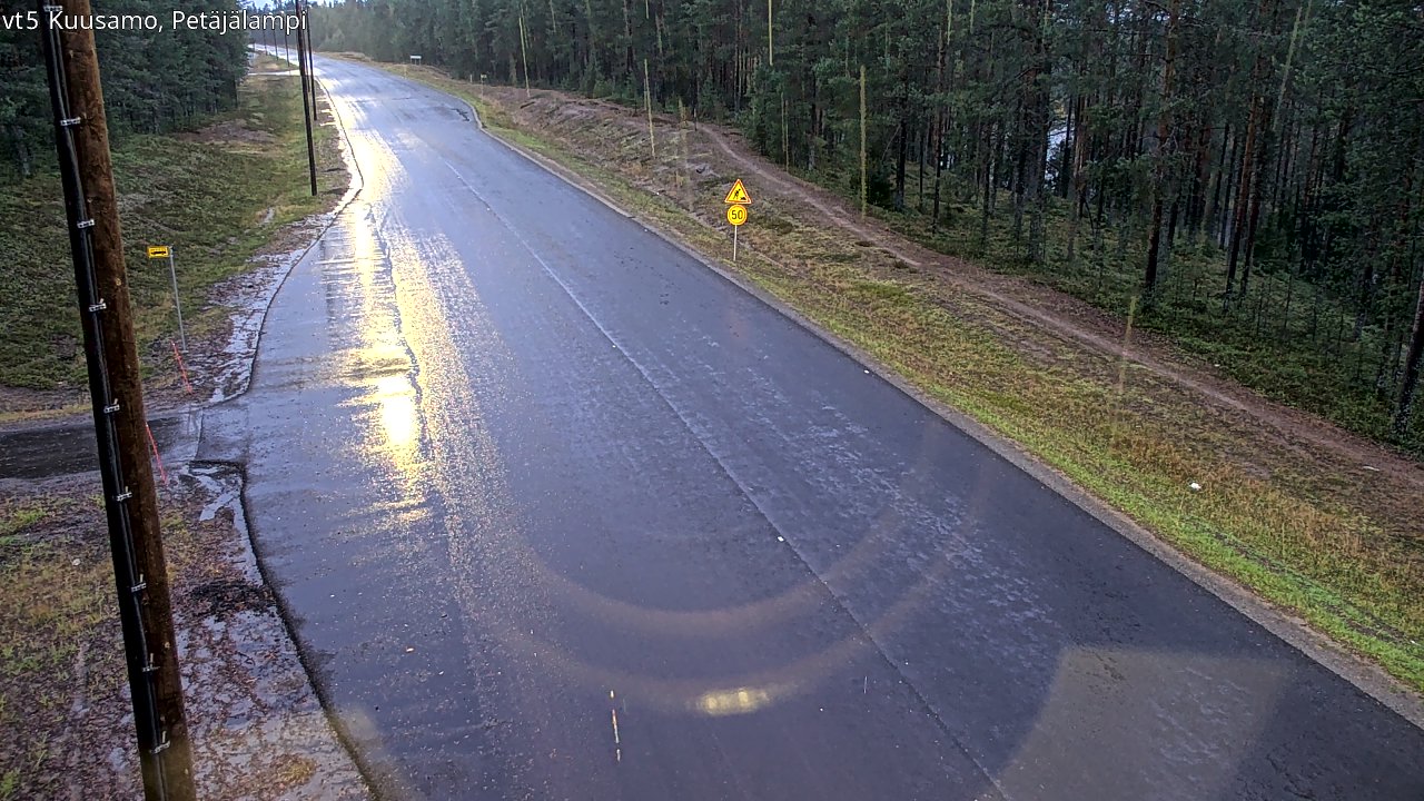 Kelikamerat Kuva Tie 5 Kuusamo, Petäjälampi, Kuusamo, Pohjois-Pohjanmaa