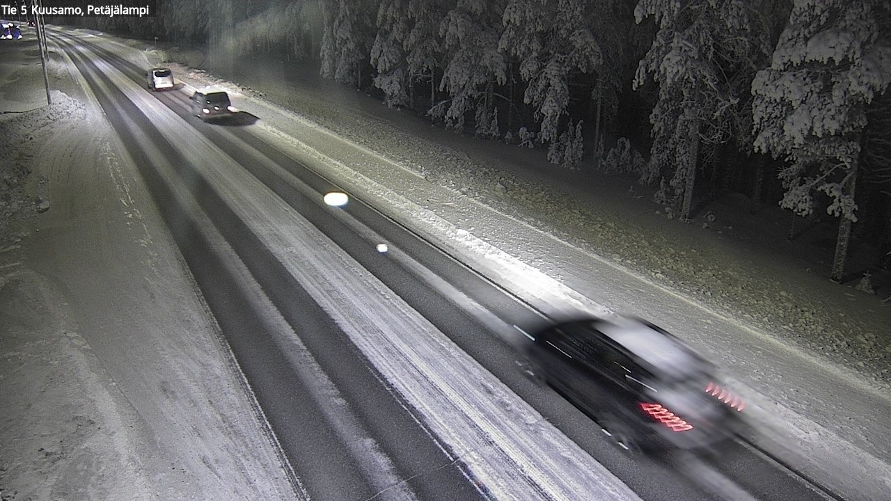 Kelikamerat Kuva Tie 5 Kuusamo, Petäjälampi, Kuusamo, Pohjois-Pohjanmaa