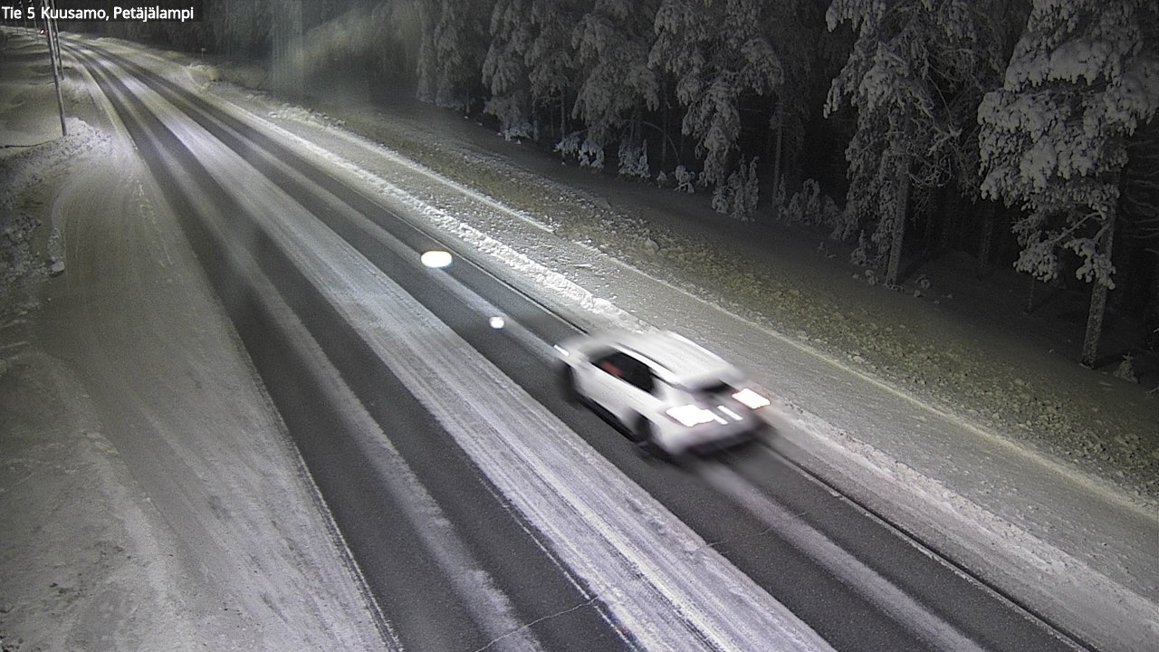 Kelikamerat Kuva Tie 5 Kuusamo, Petäjälampi, Kuusamo, Pohjois-Pohjanmaa