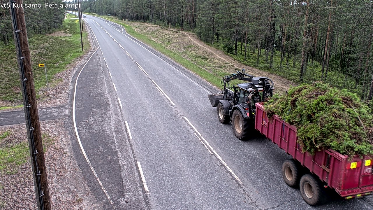 Kelikamerat Kuva Tie 5 Kuusamo, Petäjälampi, Kuusamo, Pohjois-Pohjanmaa