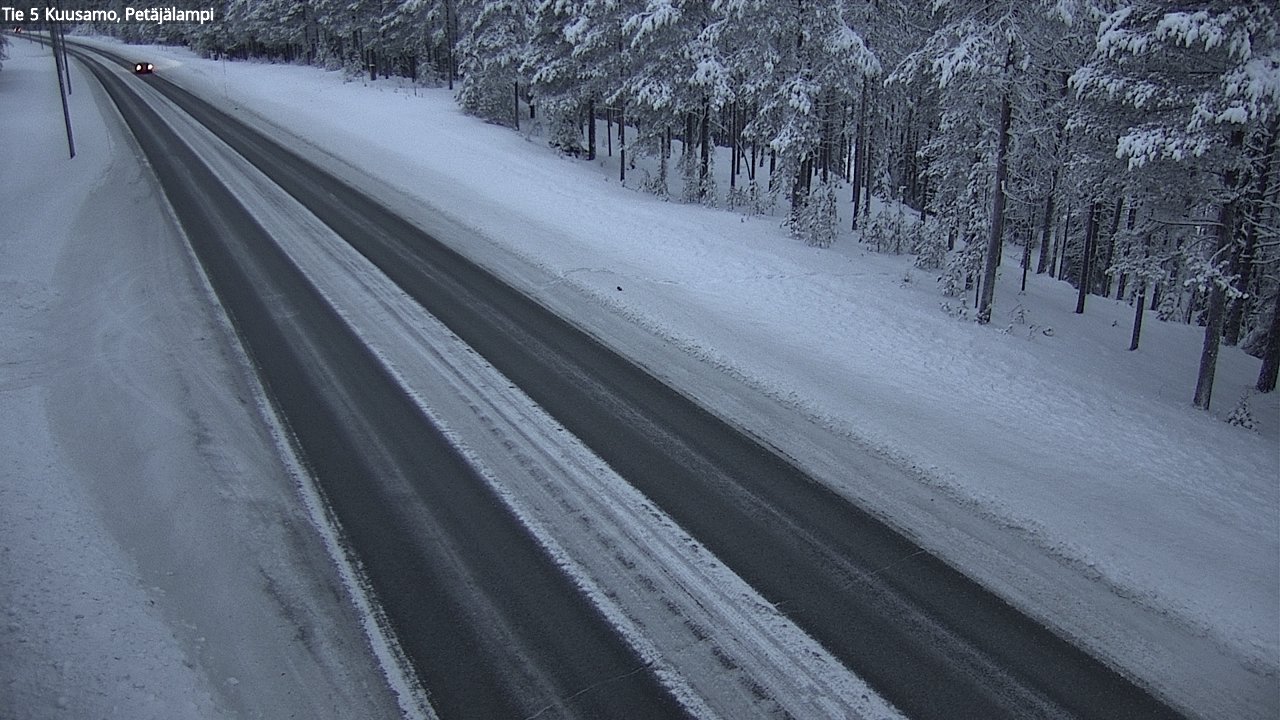 Kelikamerat Kuva Tie 5 Kuusamo, Petäjälampi, Kuusamo, Pohjois-Pohjanmaa