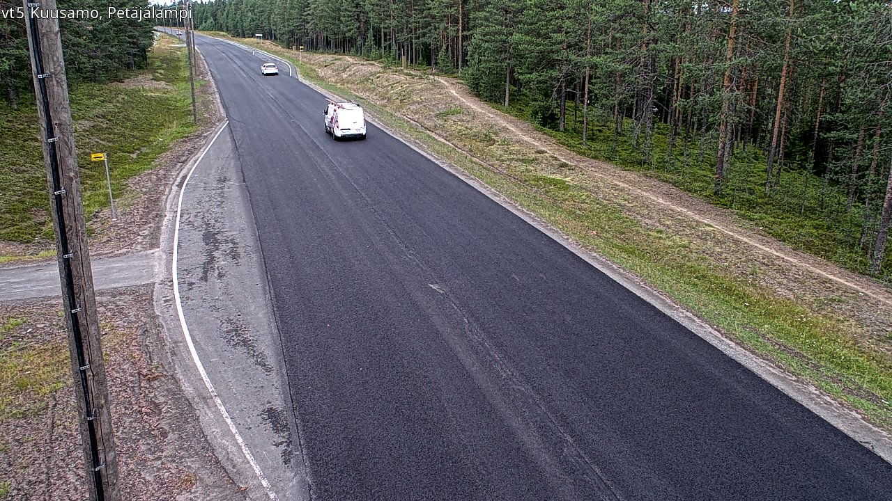 Kelikamerat Kuva Tie 5 Kuusamo, Petäjälampi, Kuusamo, Pohjois-Pohjanmaa