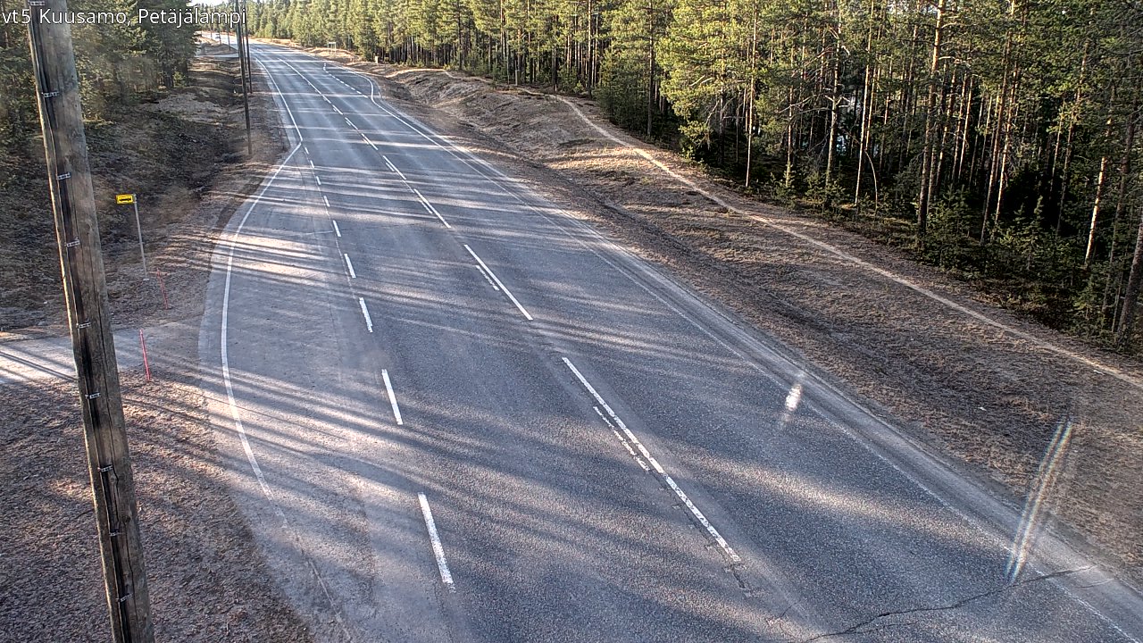 Kelikamerat Kuva Tie 5 Kuusamo, Petäjälampi, Kuusamo, Pohjois-Pohjanmaa