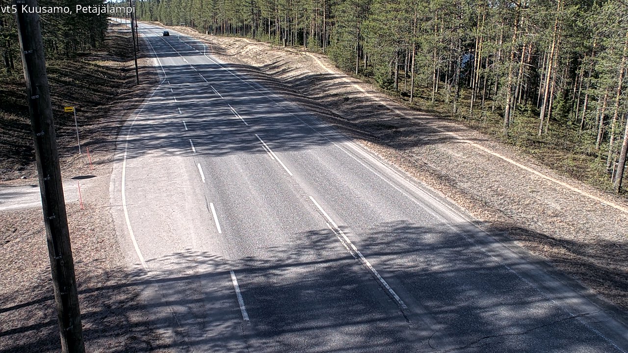 Kelikamerat Kuva Tie 5 Kuusamo, Petäjälampi, Kuusamo, Pohjois-Pohjanmaa