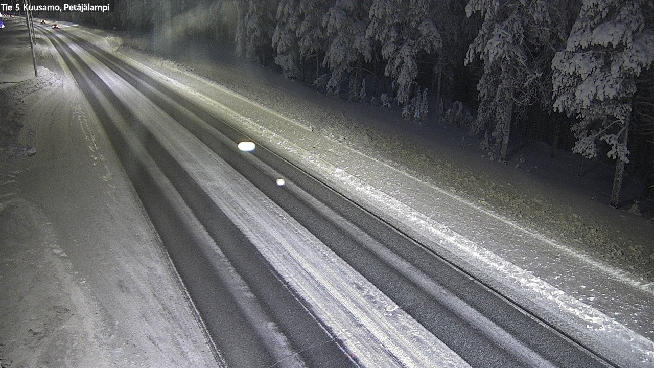 Kelikamerat Kuva Tie 5 Kuusamo, Petäjälampi, Kuusamo, Pohjois-Pohjanmaa