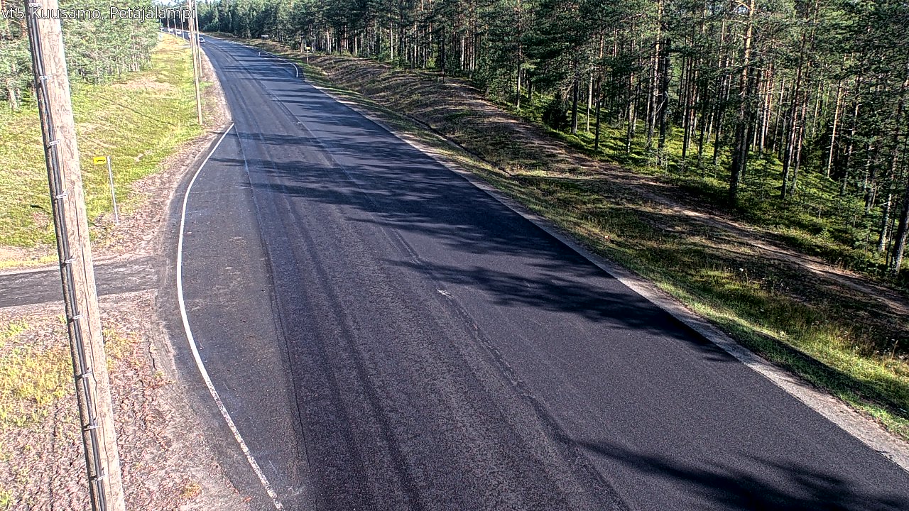 Kelikamerat Kuva Tie 5 Kuusamo, Petäjälampi, Kuusamo, Pohjois-Pohjanmaa