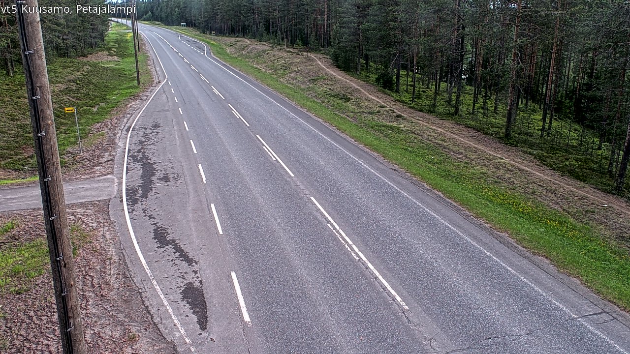 Kelikamerat Kuva Tie 5 Kuusamo, Petäjälampi, Kuusamo, Pohjois-Pohjanmaa