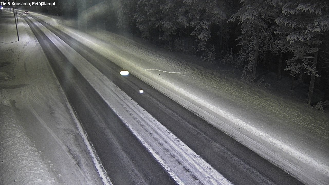 Kelikamerat Kuva Tie 5 Kuusamo, Petäjälampi, Kuusamo, Pohjois-Pohjanmaa