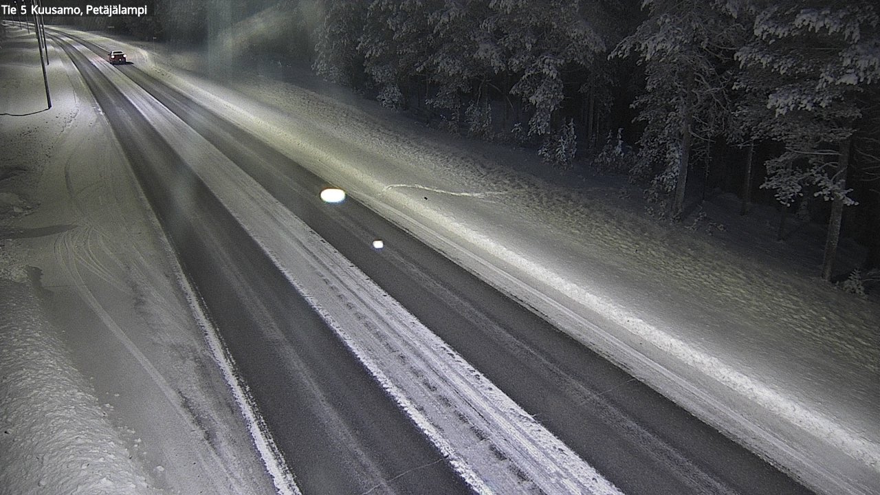 Kelikamerat Kuva Tie 5 Kuusamo, Petäjälampi, Kuusamo, Pohjois-Pohjanmaa