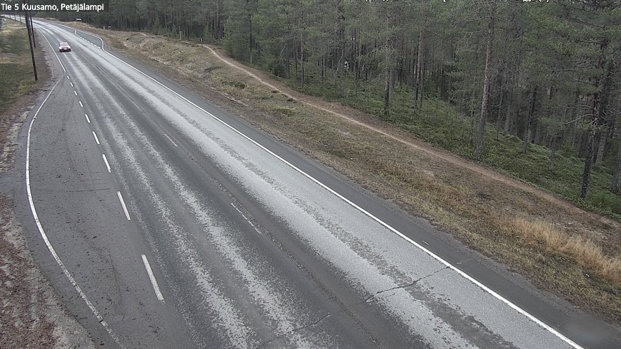 Kelikamerat Kuva Tie 5 Kuusamo, Petäjälampi, Kuusamo, Pohjois-Pohjanmaa