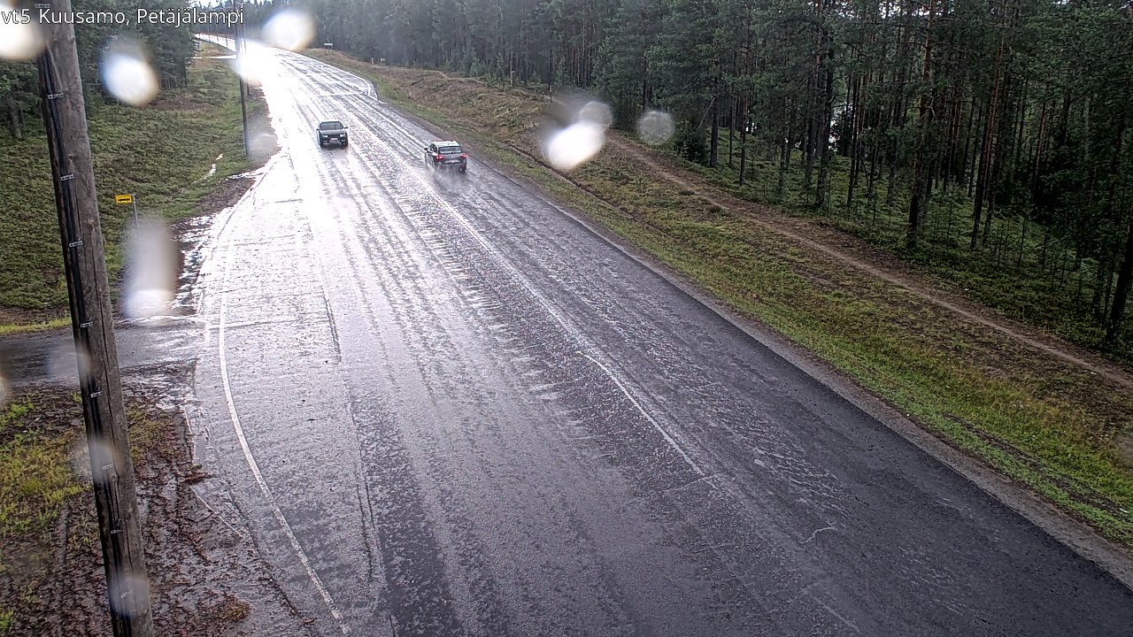 Kelikamerat Kuva Tie 5 Kuusamo, Petäjälampi, Kuusamo, Pohjois-Pohjanmaa