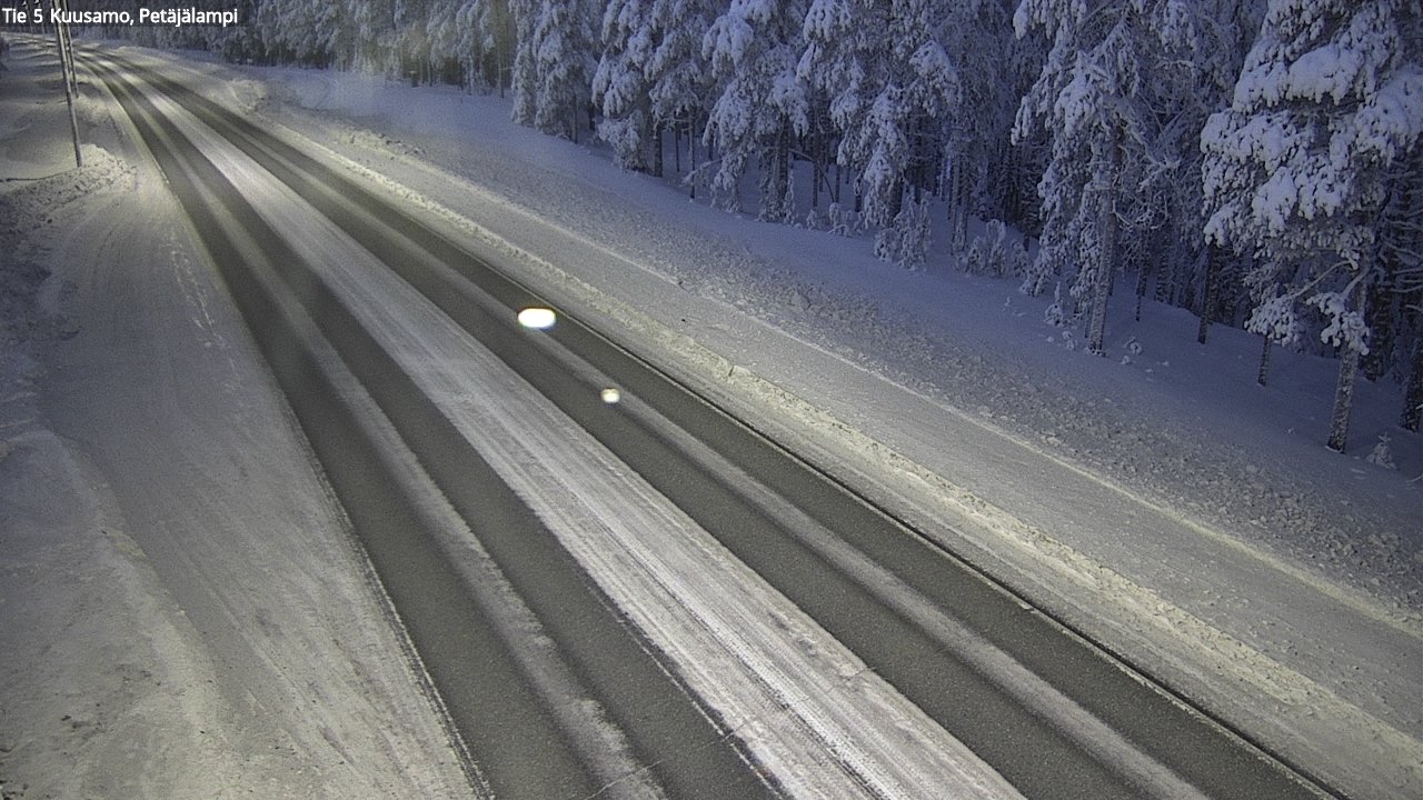Weather Camera Image Road 5 Kuusamo, Petäjälampi, Kuusamo, Pohjois-Pohjanmaa