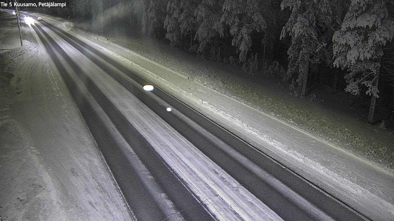 Kelikamerat Kuva Tie 5 Kuusamo, Petäjälampi, Kuusamo, Pohjois-Pohjanmaa