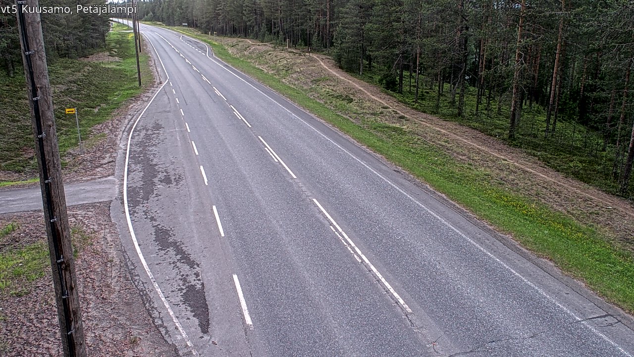 Kelikamerat Kuva Tie 5 Kuusamo, Petäjälampi, Kuusamo, Pohjois-Pohjanmaa