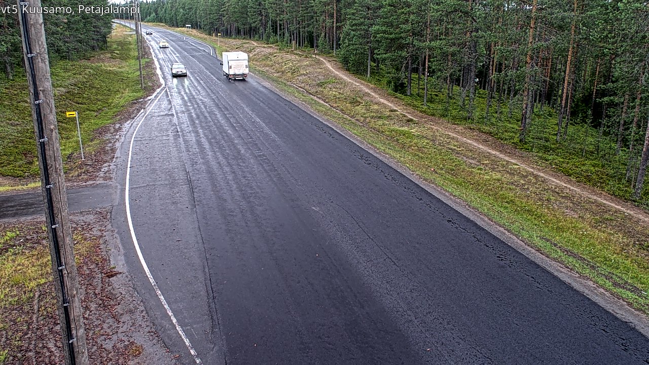 Kelikamerat Kuva Tie 5 Kuusamo, Petäjälampi, Kuusamo, Pohjois-Pohjanmaa