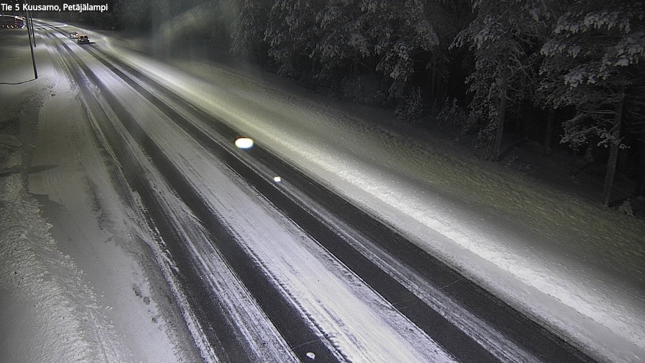 Weather Camera Image Road 5 Kuusamo, Petäjälampi, Kuusamo, Pohjois-Pohjanmaa