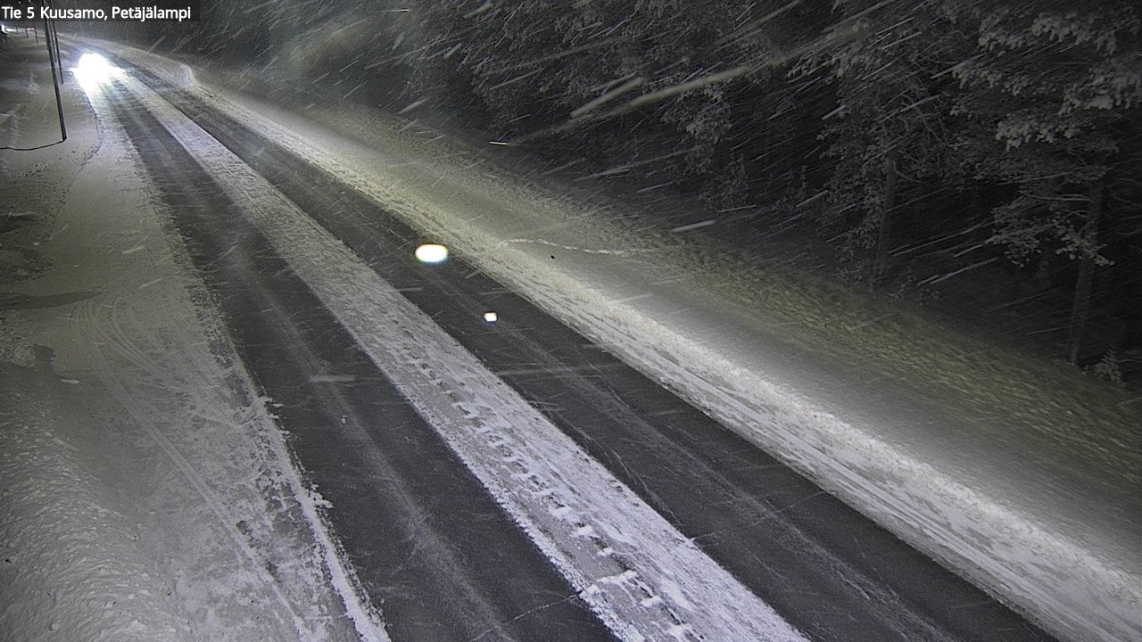 Kelikamerat Kuva Tie 5 Kuusamo, Petäjälampi, Kuusamo, Pohjois-Pohjanmaa