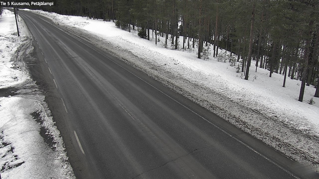 Kelikamerat Kuva Tie 5 Kuusamo, Petäjälampi, Kuusamo, Pohjois-Pohjanmaa