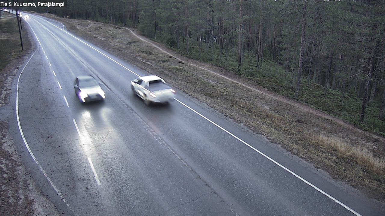 Weather Camera Image Road 5 Kuusamo, Petäjälampi, Kuusamo, Pohjois-Pohjanmaa