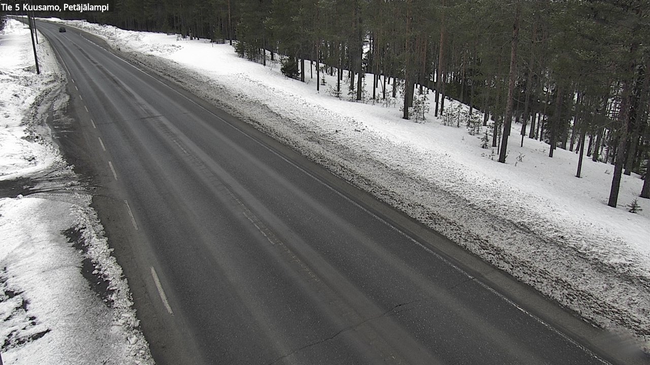 Kelikamerat Kuva Tie 5 Kuusamo, Petäjälampi, Kuusamo, Pohjois-Pohjanmaa