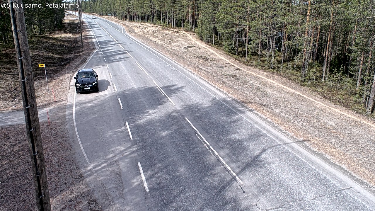 Kelikamerat Kuva Tie 5 Kuusamo, Petäjälampi, Kuusamo, Pohjois-Pohjanmaa