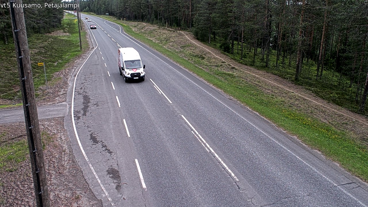 Weather Camera Image Road 5 Kuusamo, Petäjälampi, Kuusamo, Pohjois-Pohjanmaa