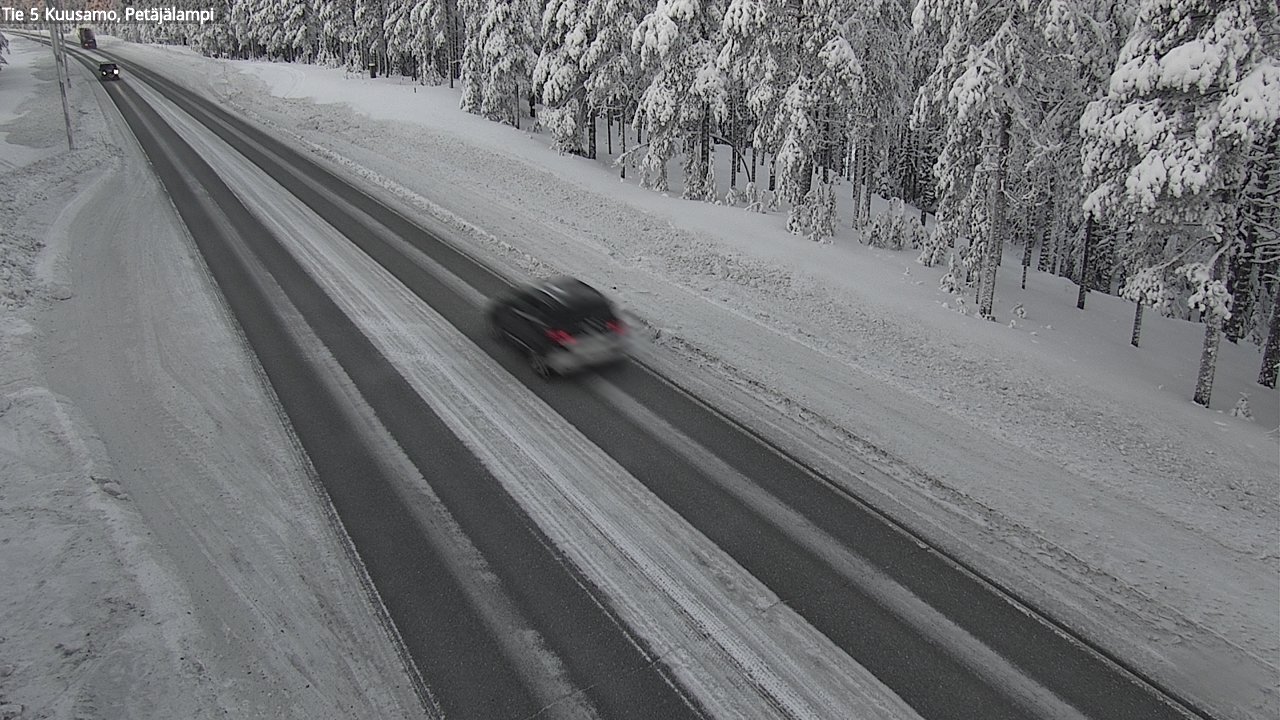 Weather Camera Image Road 5 Kuusamo, Petäjälampi, Kuusamo, Pohjois-Pohjanmaa