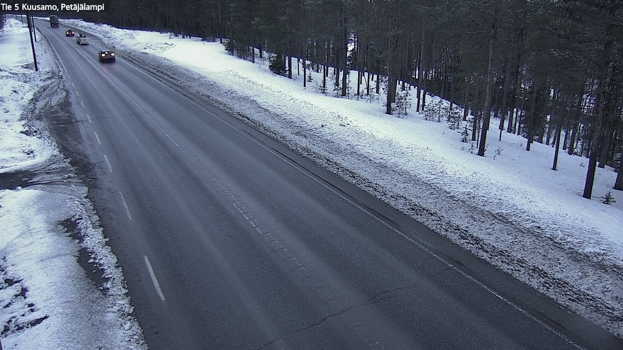 Kelikamerat Kuva Tie 5 Kuusamo, Petäjälampi, Kuusamo, Pohjois-Pohjanmaa