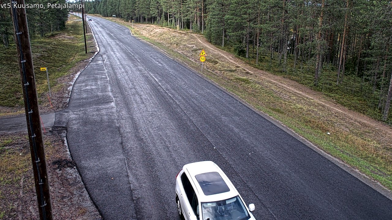 Kelikamerat Kuva Tie 5 Kuusamo, Petäjälampi, Kuusamo, Pohjois-Pohjanmaa