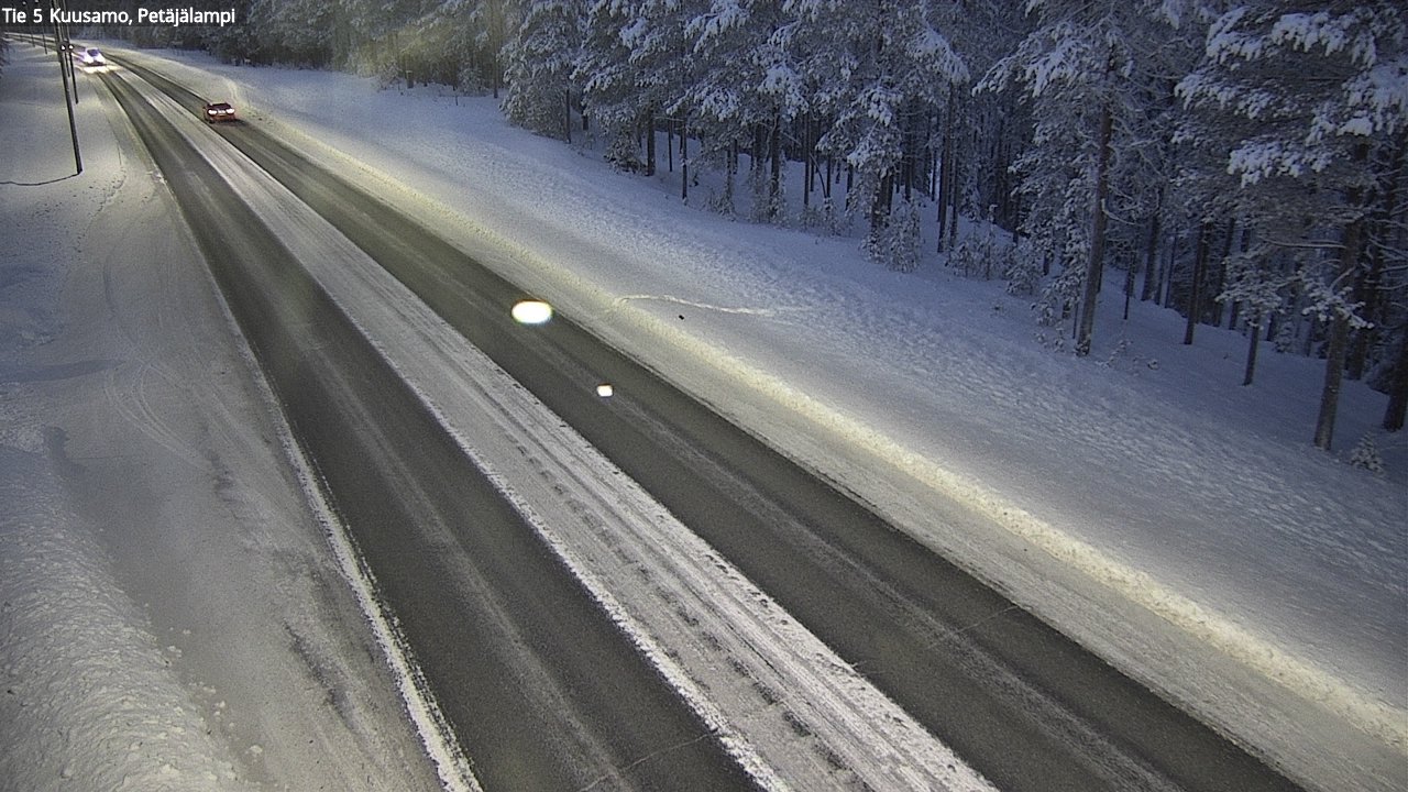 Kelikamerat Kuva Tie 5 Kuusamo, Petäjälampi, Kuusamo, Pohjois-Pohjanmaa