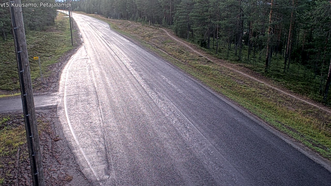Kelikamerat Kuva Tie 5 Kuusamo, Petäjälampi, Kuusamo, Pohjois-Pohjanmaa